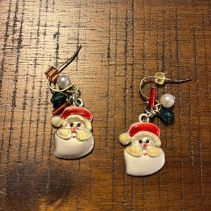 Adorable Santa earrings